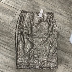 NWT WHBM Sequin Skirt